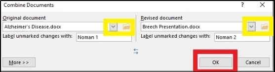 add files to word for merging documents