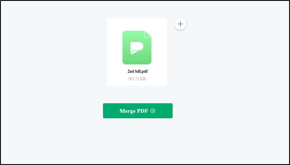 merge pdf button in merging tool by Afirstsoft pdf