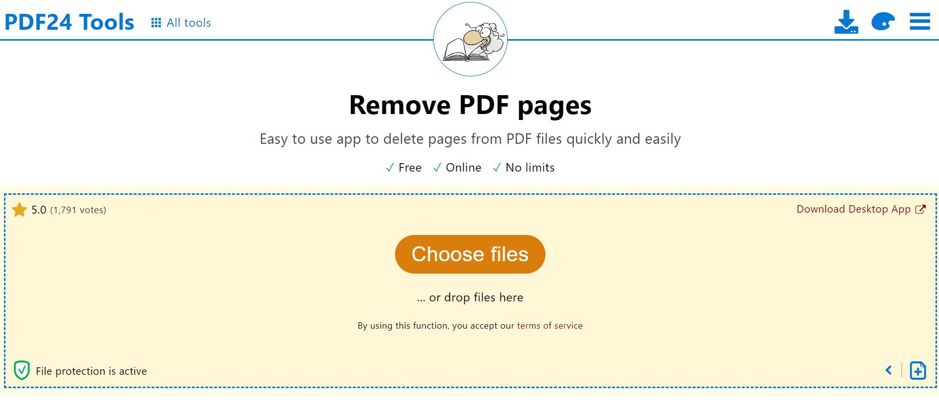 pdf24 tools step 1