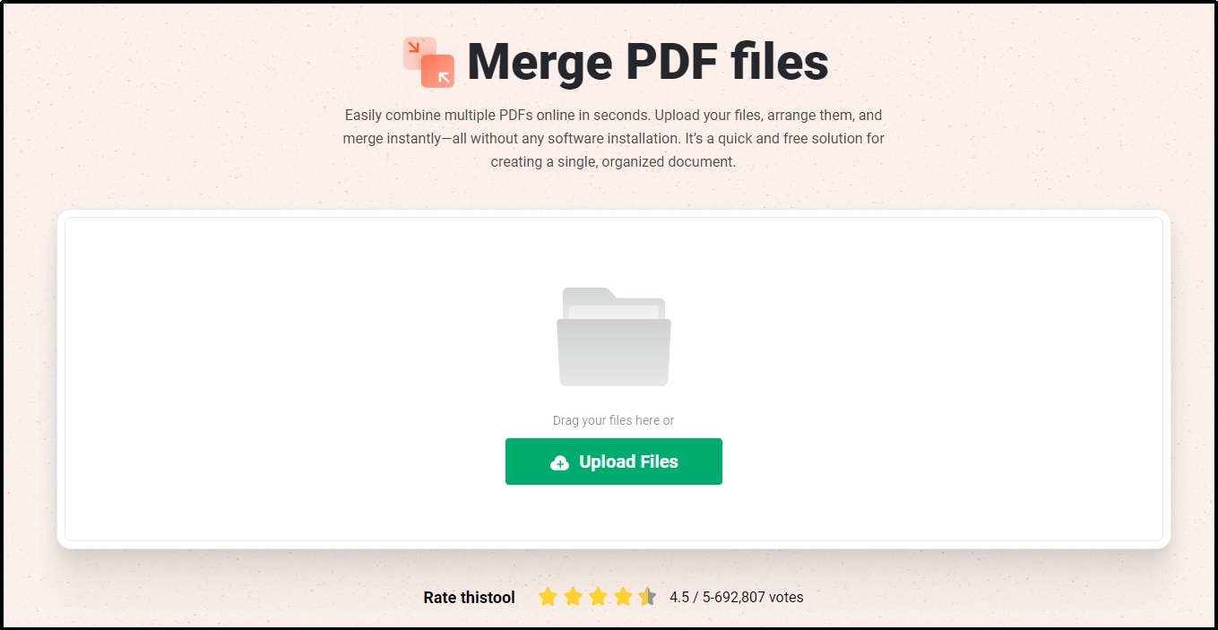 merge pdf tool in Afirstsoft pdf