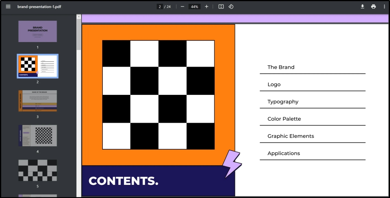 page counts of pdf in chrome browser