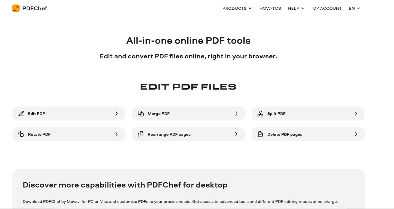 pdfchef pdf organizer