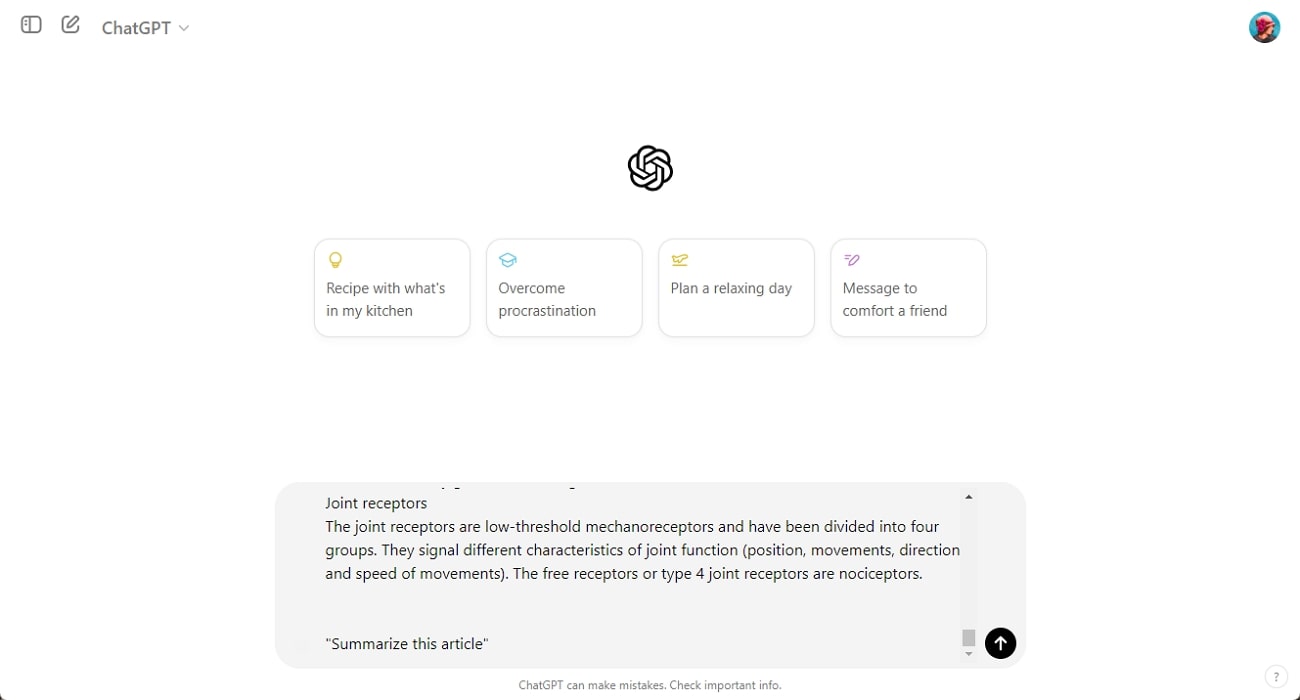 using gpt 3.5 for summarization