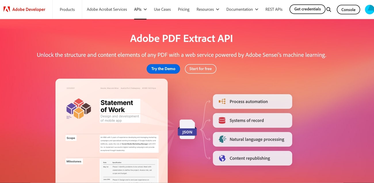 adobe pdf expert api