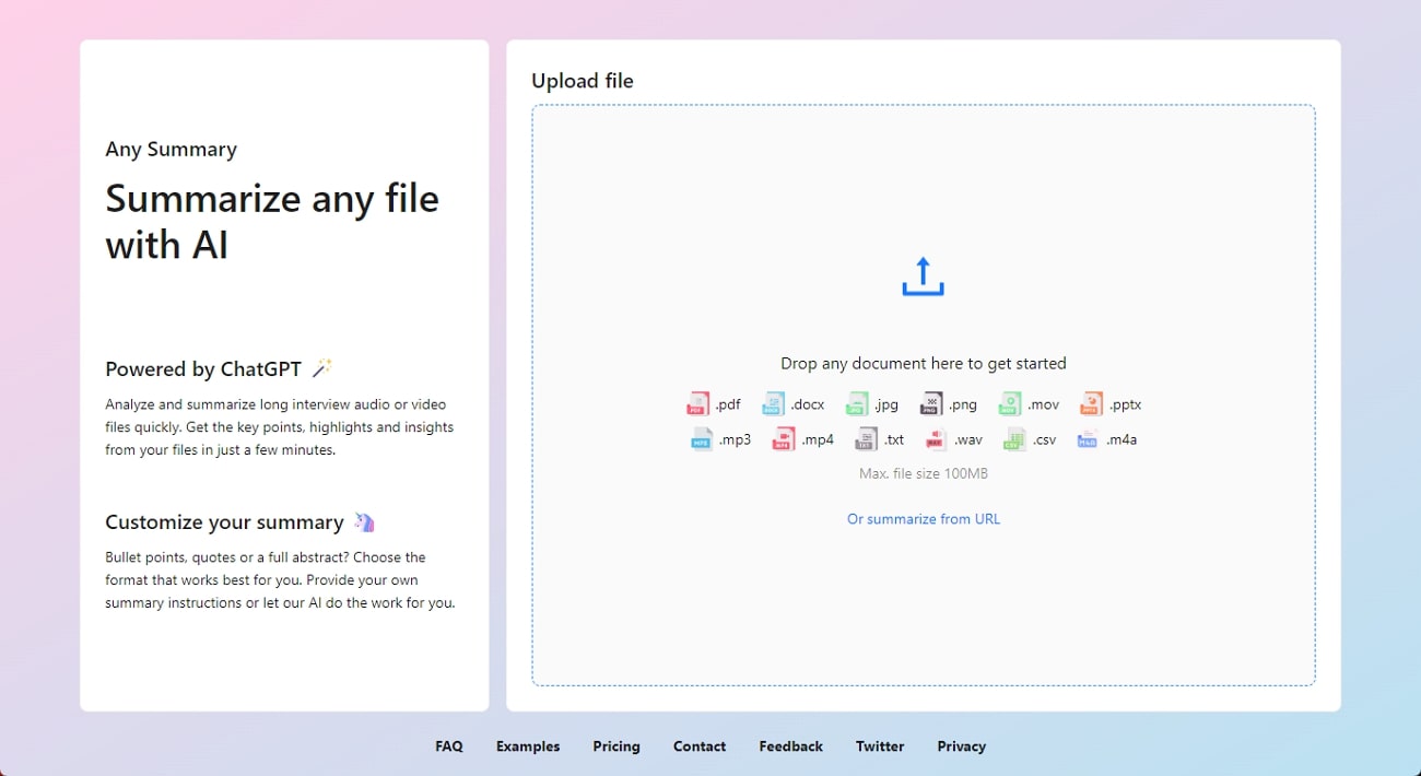 any summary ai photo summary tool