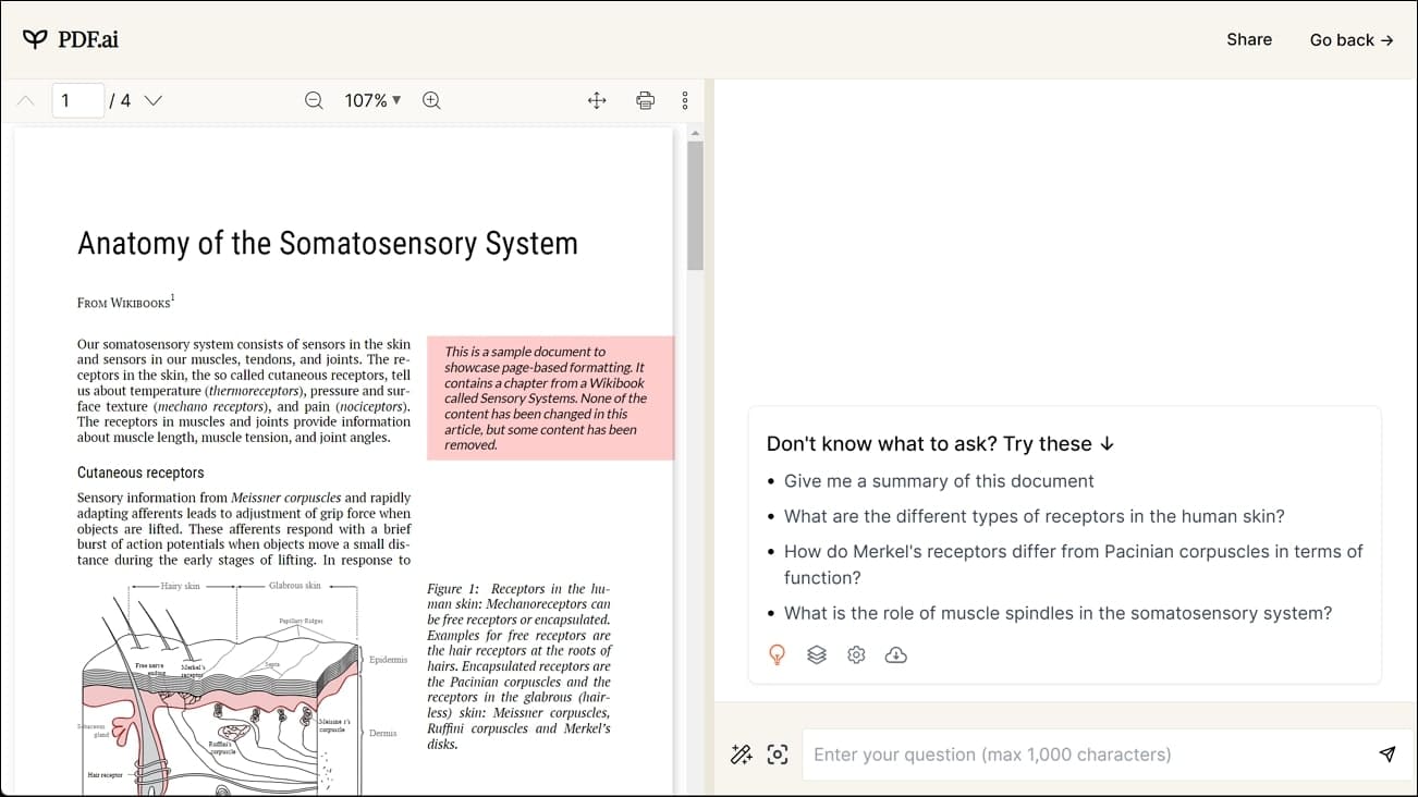 pdf.ai ai-powered pdf analysis tool