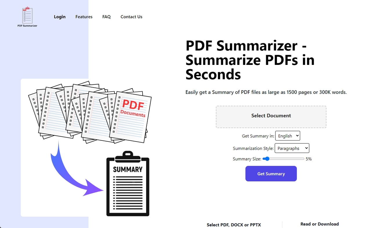 online pdf summarizer