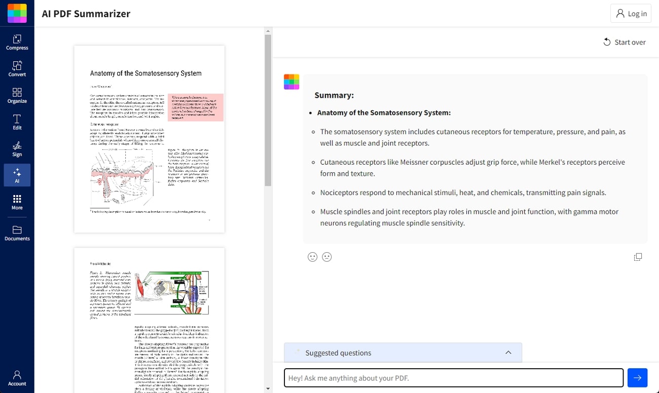 smallpdf ai pdf summarizer