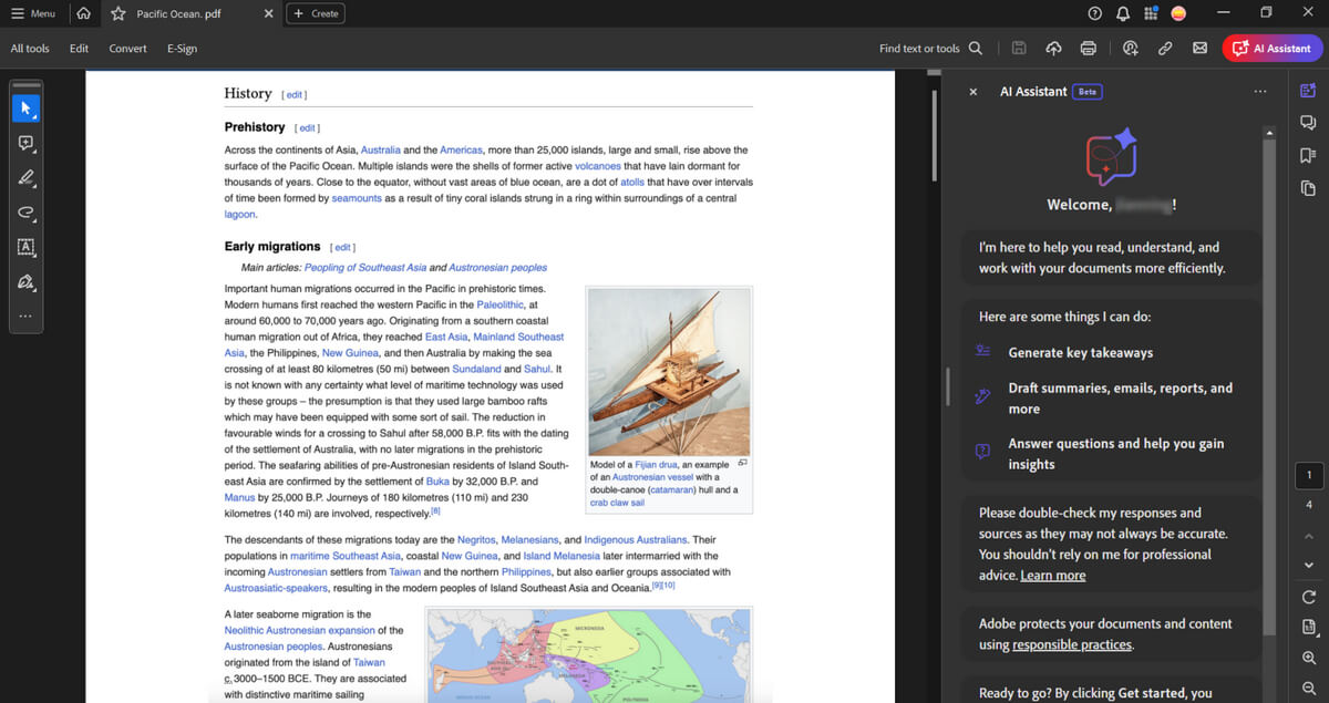adobe acrobat ai assistant feature