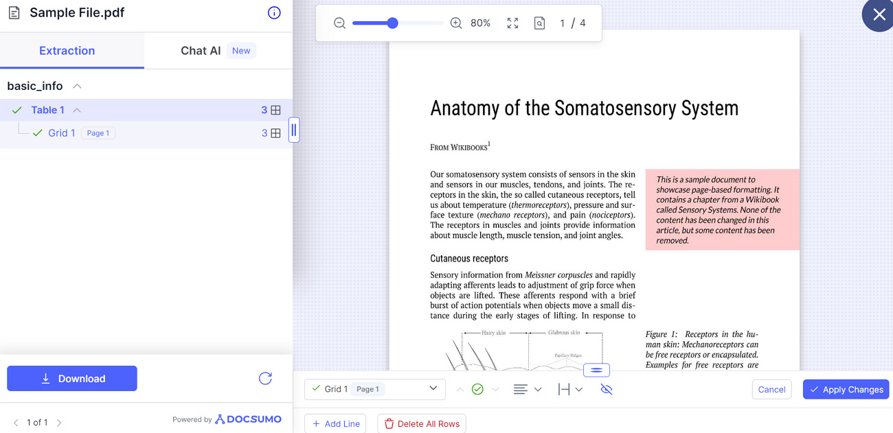 docsumo online pdf data extractor