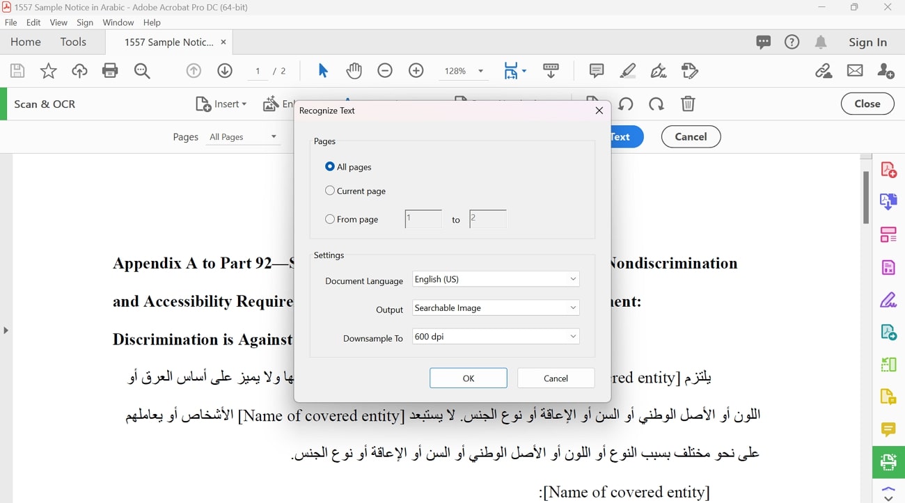 adobe arabic ocr software