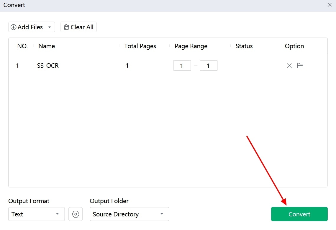 adjust convert settings