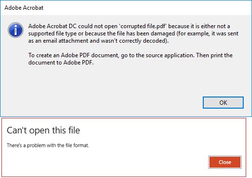 Error Printing A Protected PDF