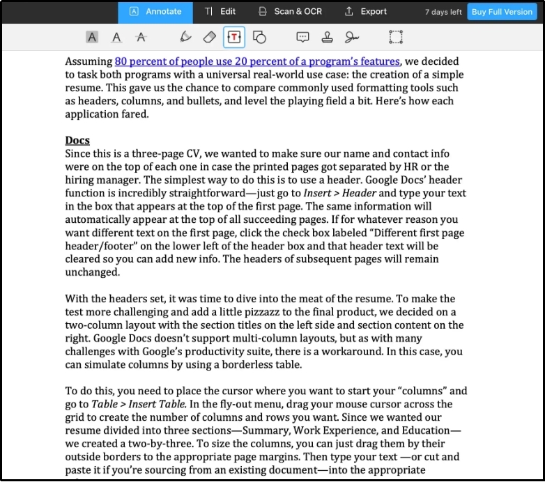 pdf expert file preview