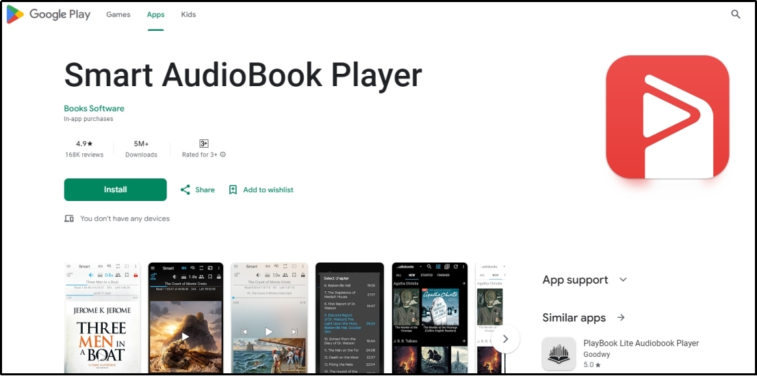 free audio books app