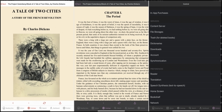 kybook reading app interface