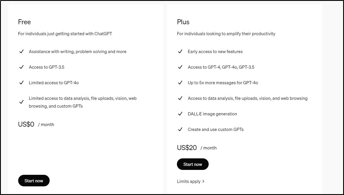 chatgpt plus pricing