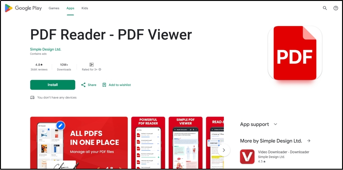 pdf reader and viewer for android on google play