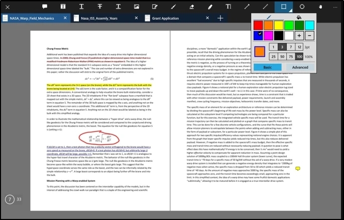 xodo pdf editing toolbar