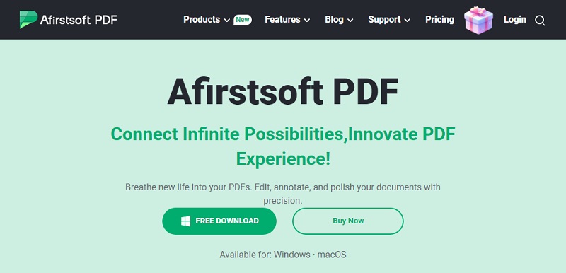 afirstsoft pdf homepage