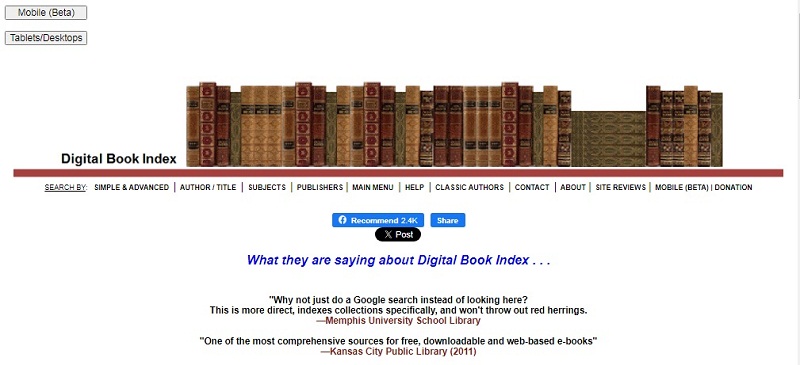 ancient library digital book index