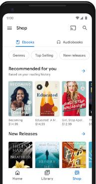 Google Play Books Free Ebook Reader