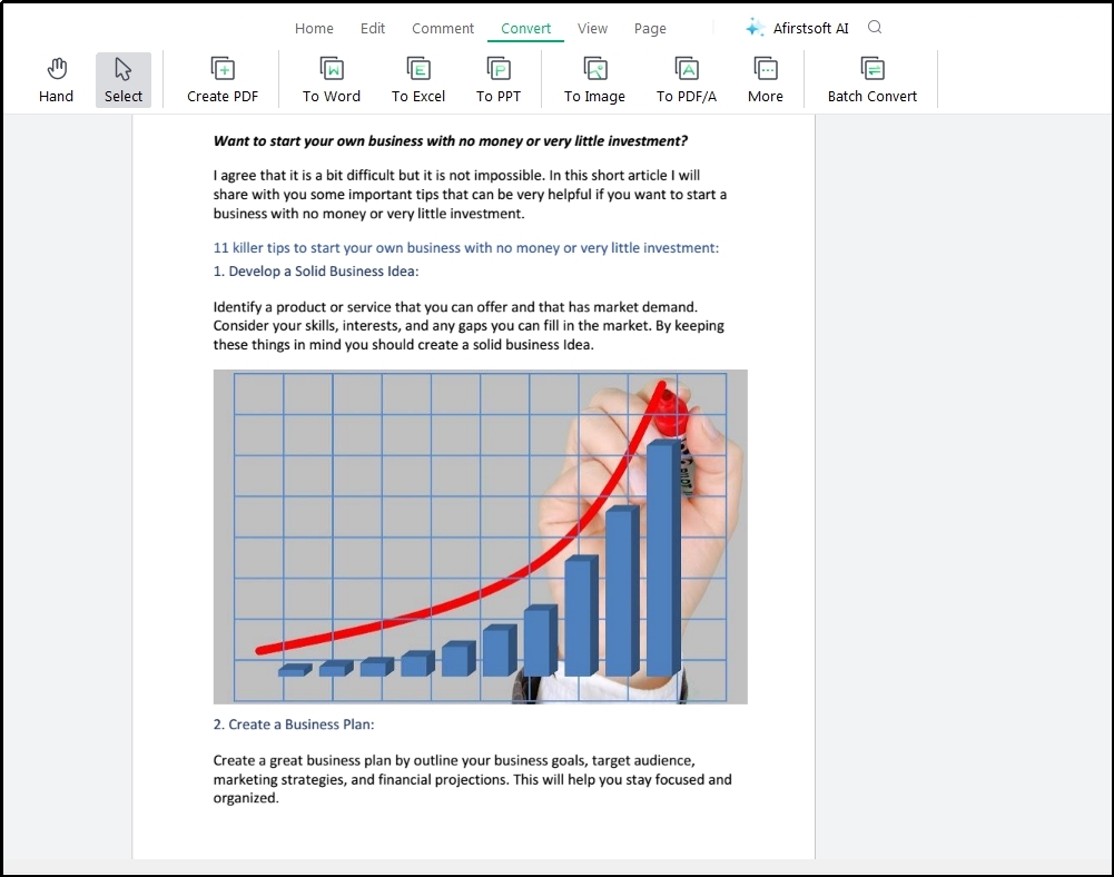 converter of afirstsoft pdf reader