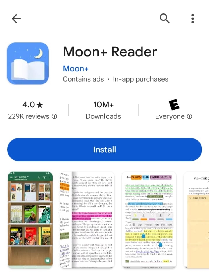 download moon+ free ebook reader