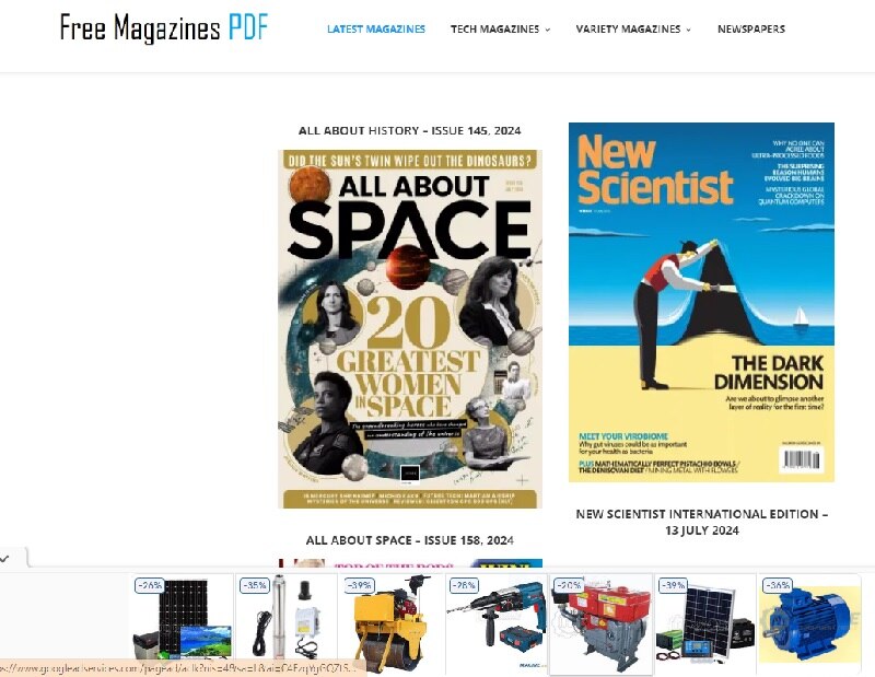 free magazines pdf interface