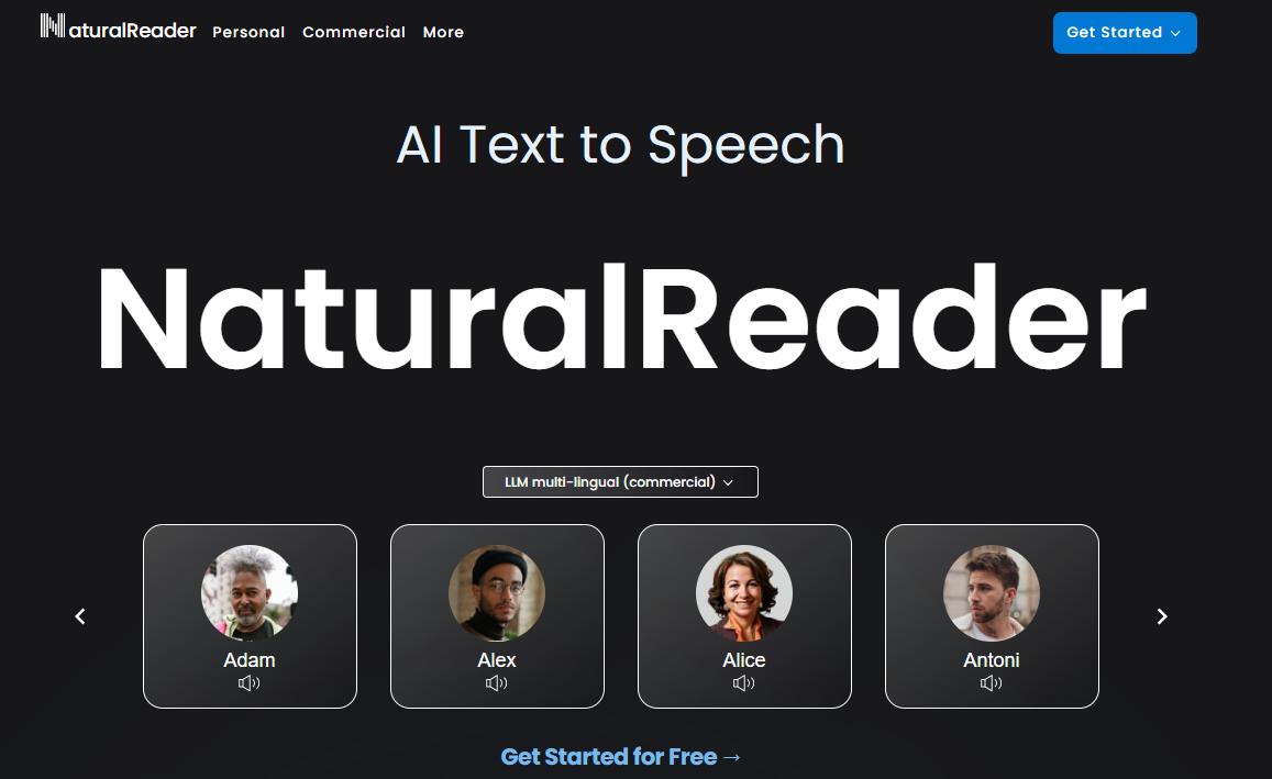 natural reader step 1