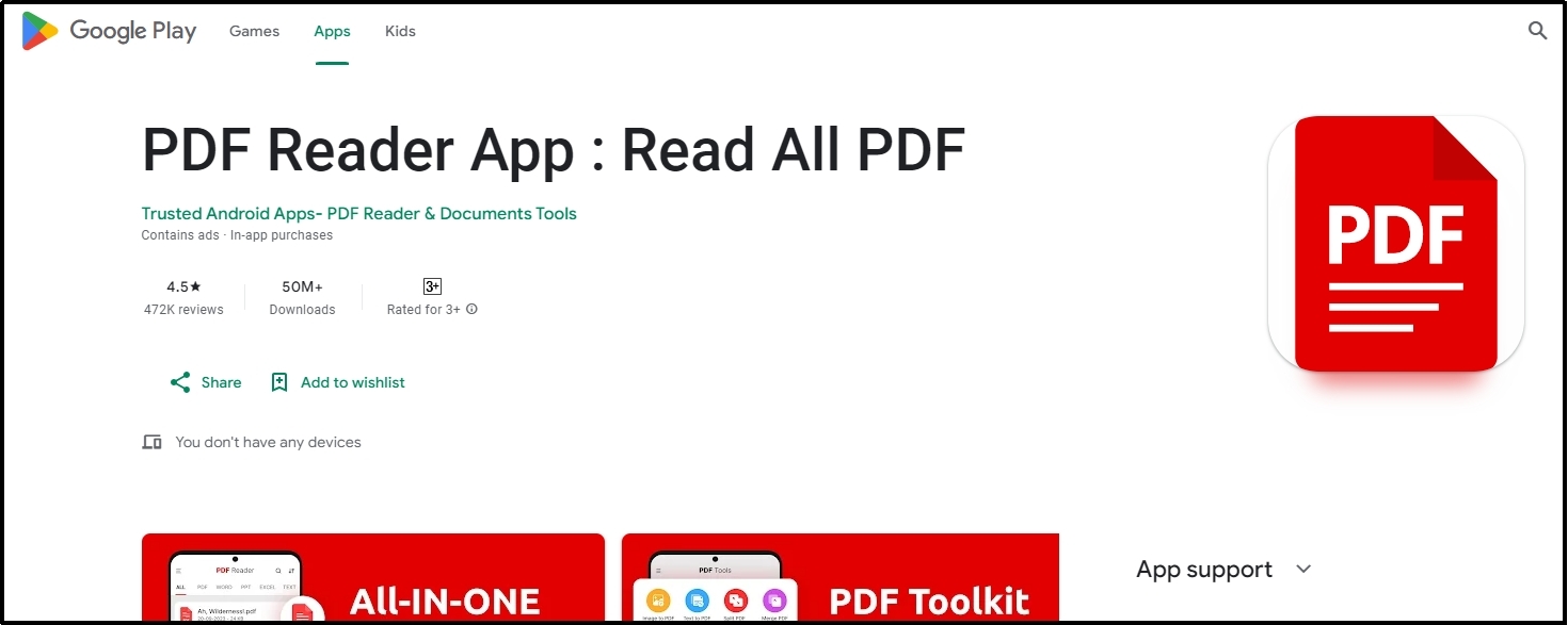 pdf reader app google play