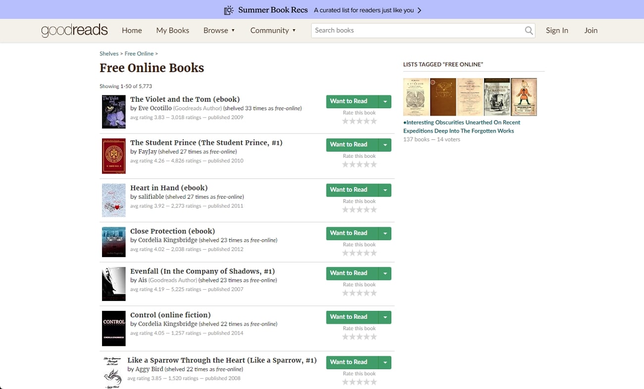 goodreads ebook website