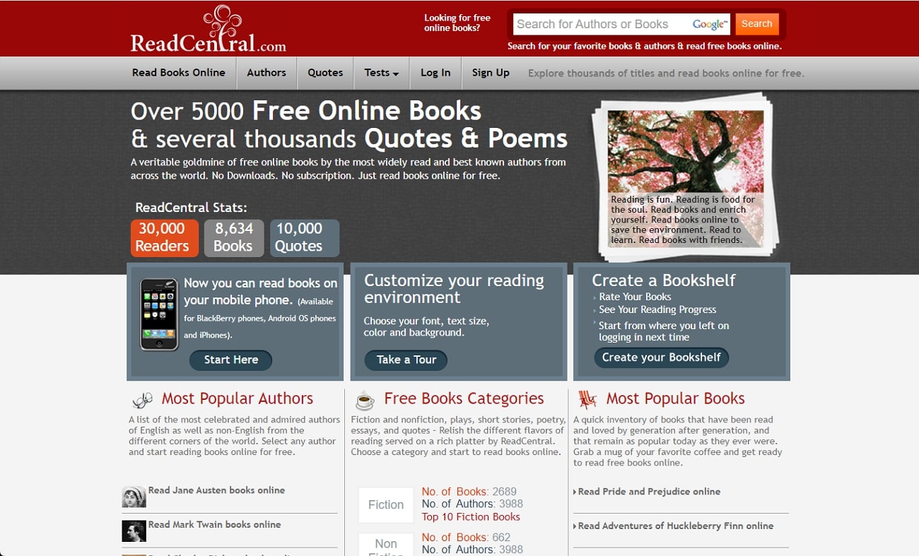 readcentral ebook website