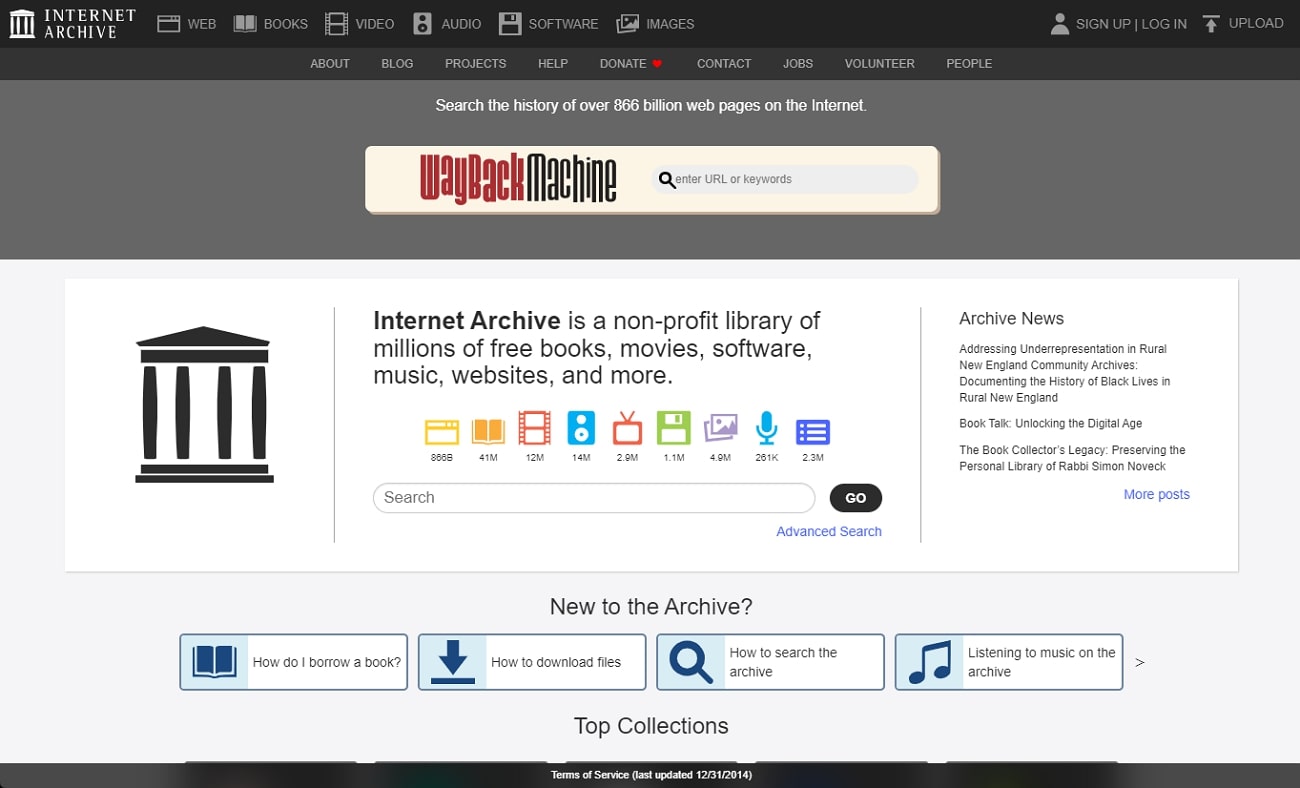 internet archive ebook website