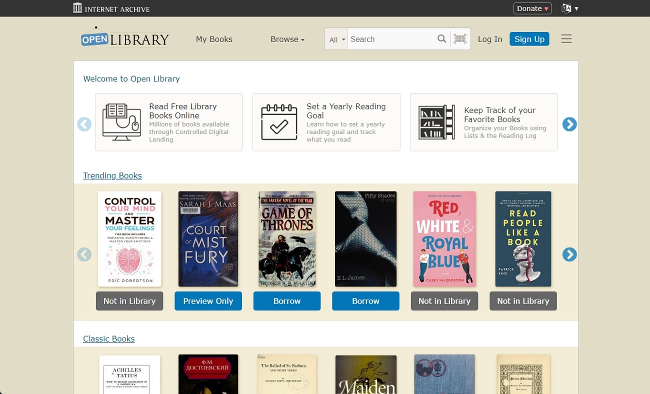 open library ebook website