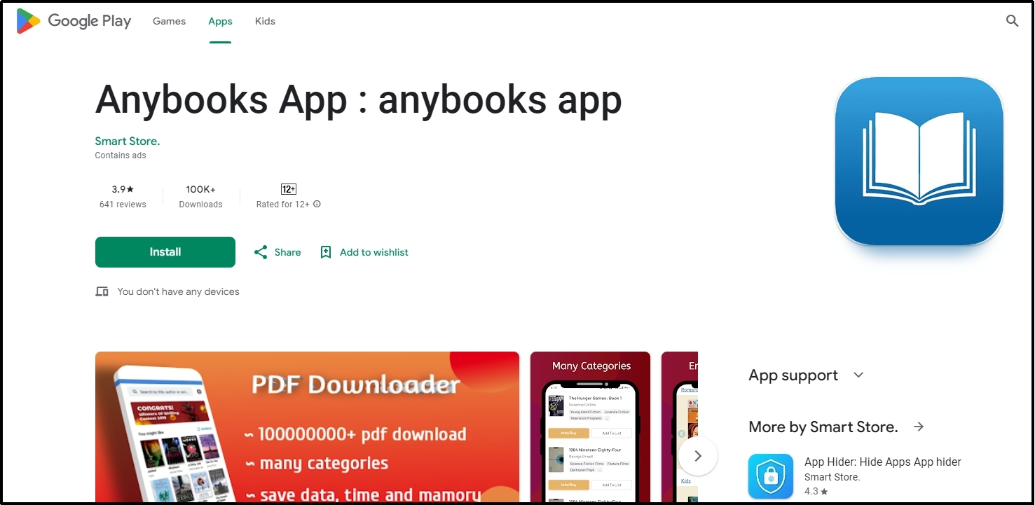 anybooks app on google play