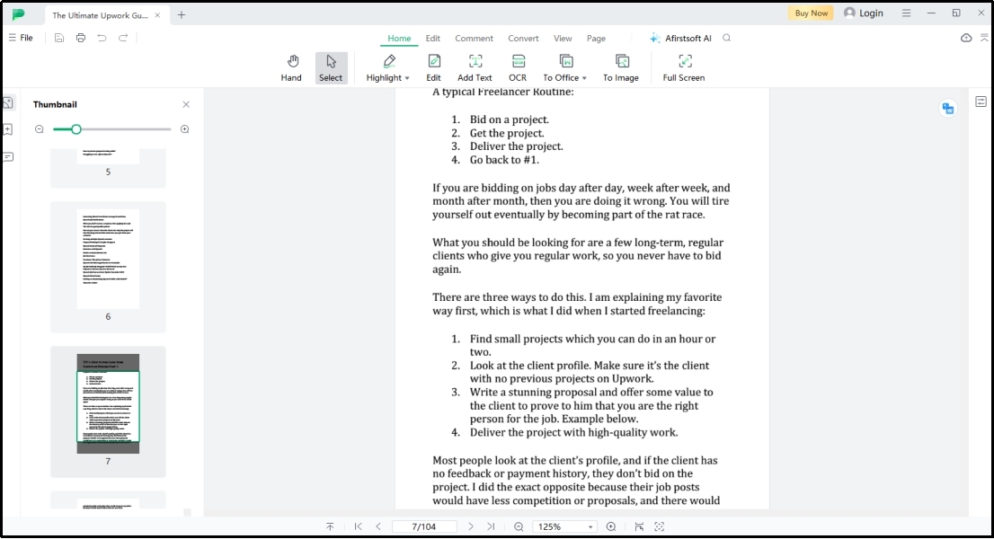 Afirstsoft pdf reading document preview