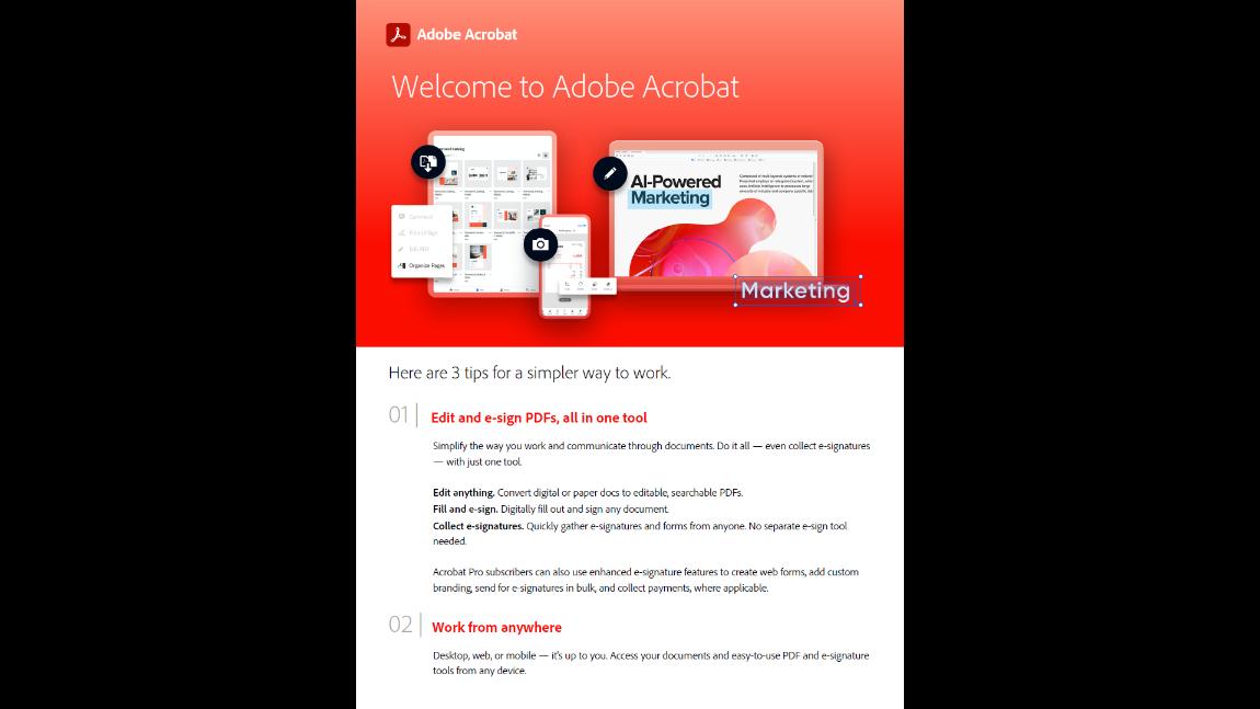 adobe acrobat reader full-screen mode