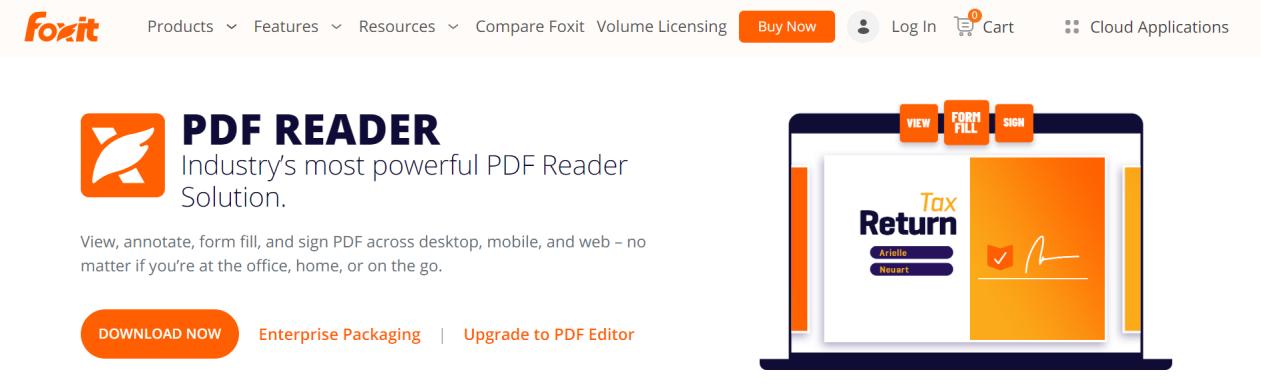 foxit reader website