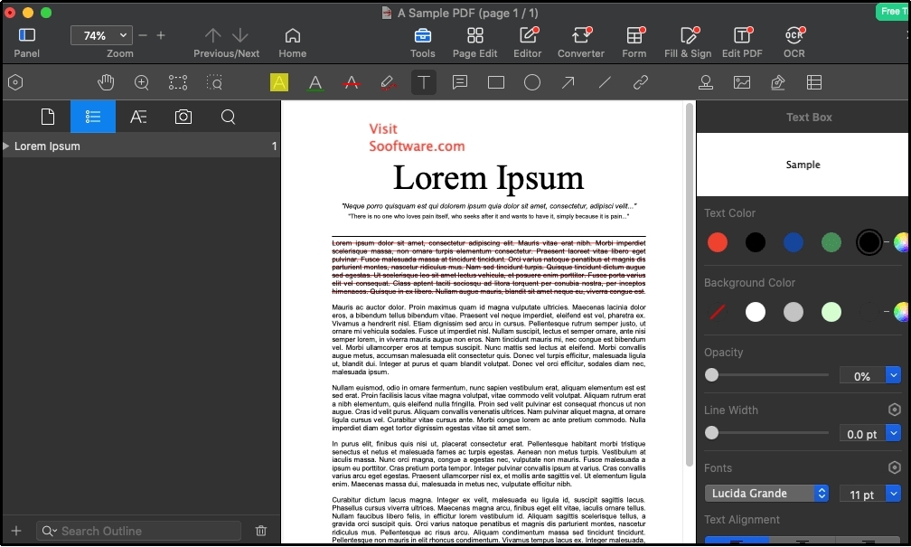 pdf expert pro interface