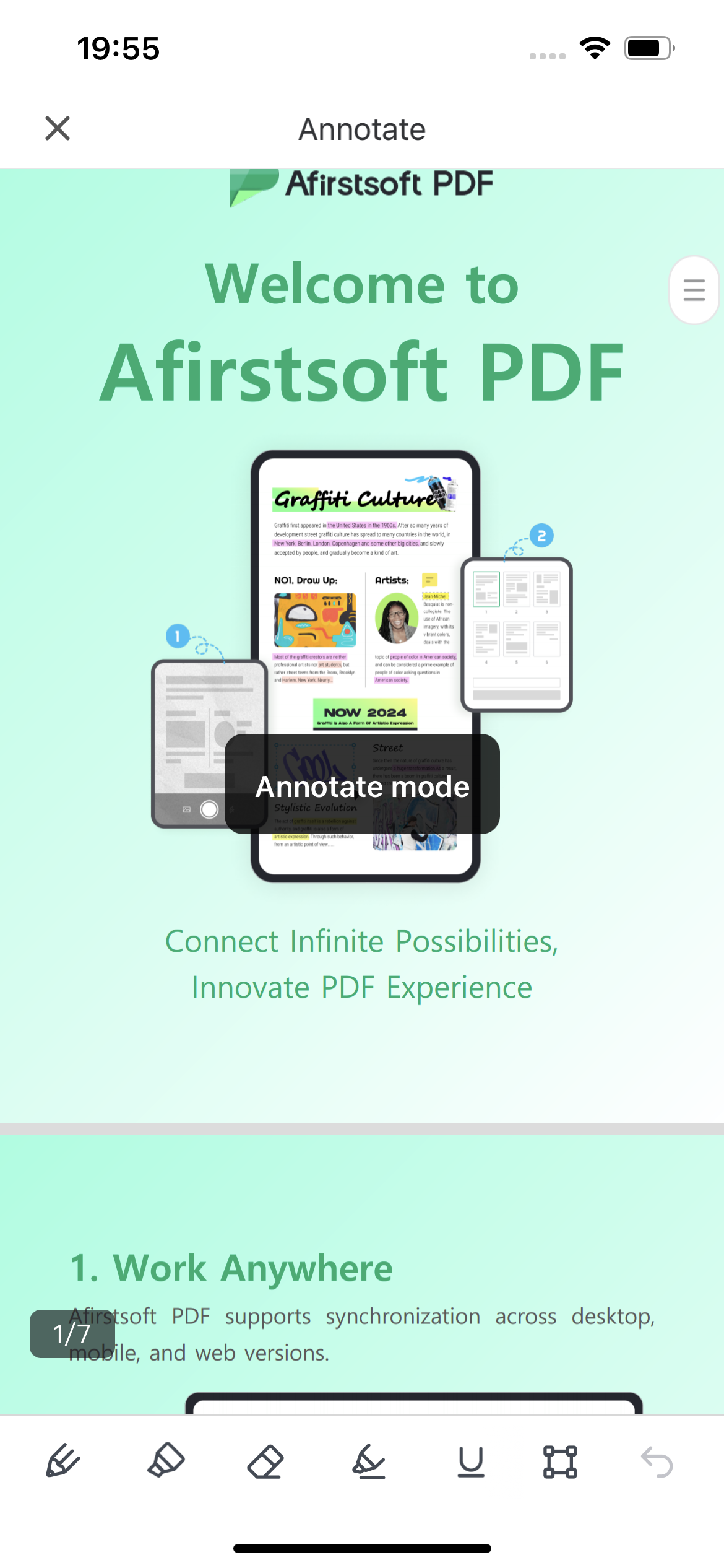 Annotate PDF in Afirstsoft PDF