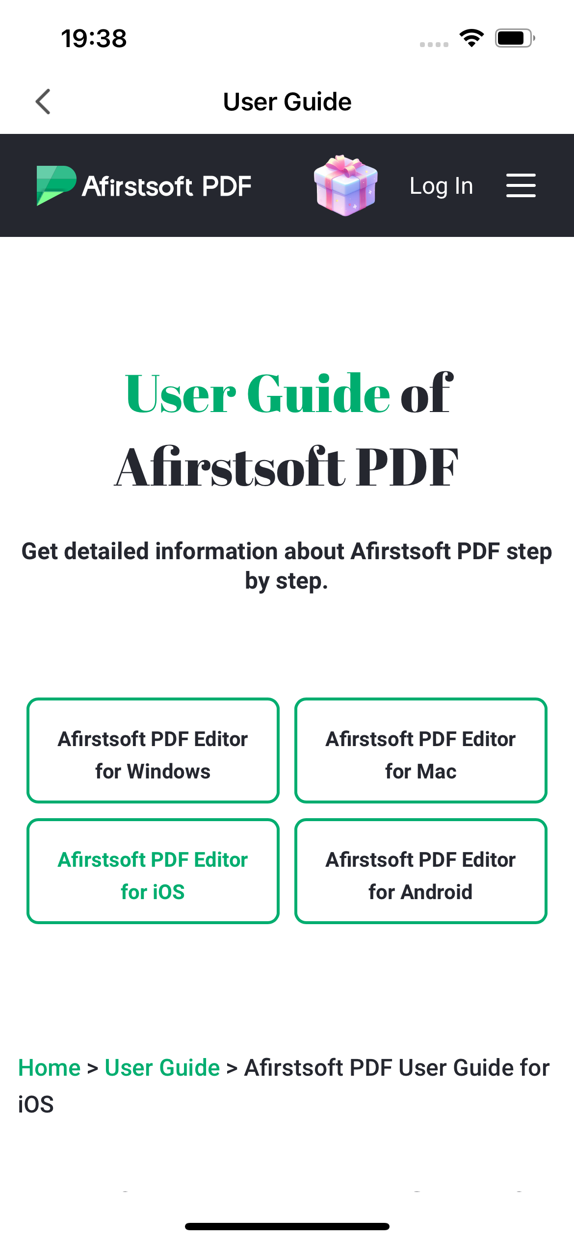 Afirstsoft PDF