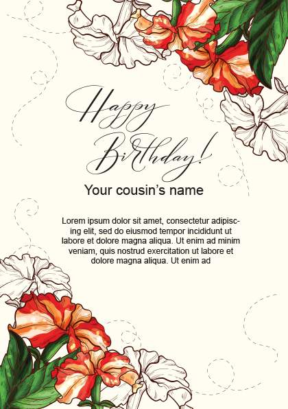 birthday wishes for cousin