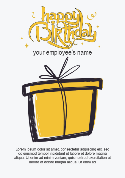 birthday wishes for employee