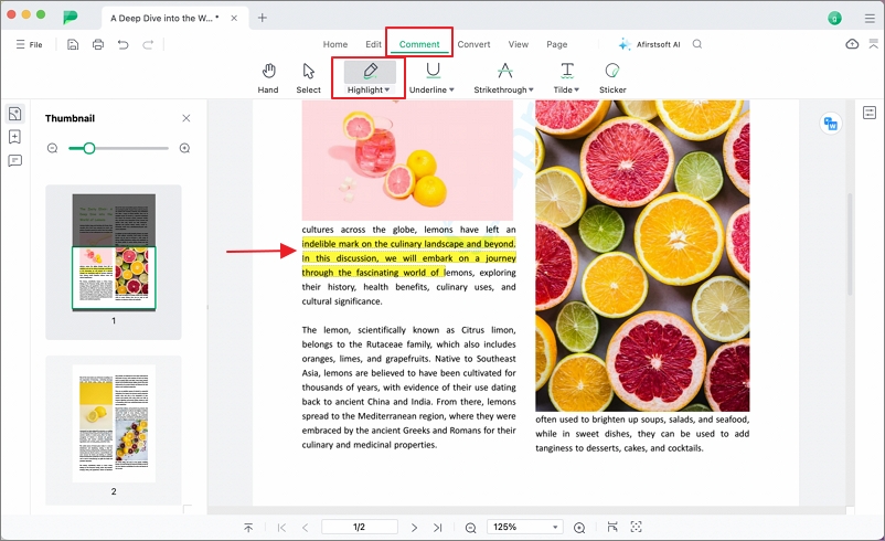 how-to-highlight-text-with-afirstsoft-pdf-editor