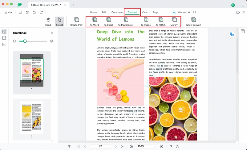 how-to-convert-pdf-with-afirstsoft-pdf-editor